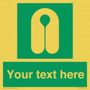 Custom sign safe condition Lifejacket